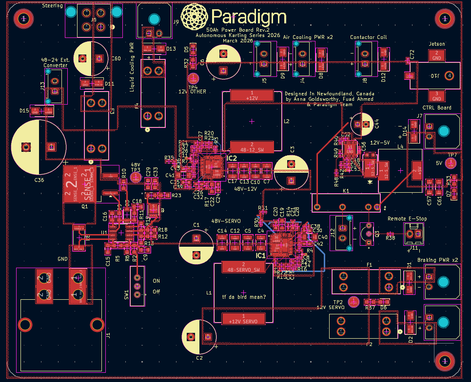 50Ah Power Board render